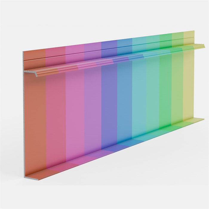 Плинтус скрытого монтажа Pro Design Universal 235 (крашенный по RAL) 235RAL - фото 5952