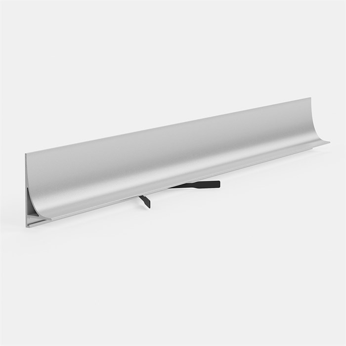 Плинтус Pro Design Corner L 584 Белый муар 584W - фото 5996