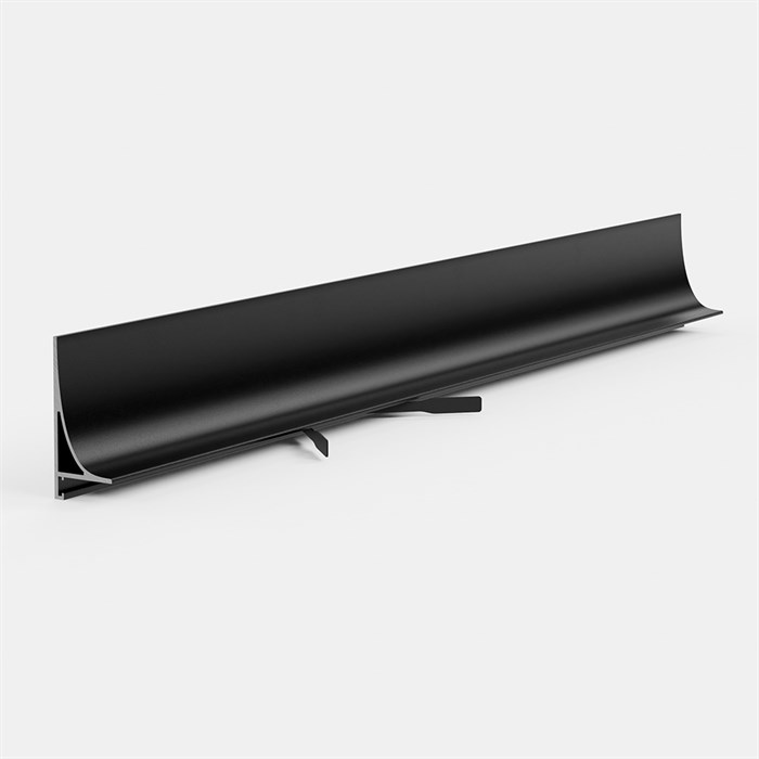 Плинтус Pro Design Corner L 584 Анодированный черный 584B - фото 6002