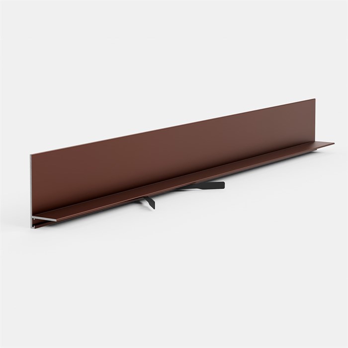 Щелевой плинтус Pro Design Mini L 601 Анодированный коньяк 601K - фото 6126
