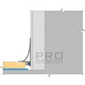 Плинтус Pro Design Corner L 584 любой цвет по RAL 584RAL